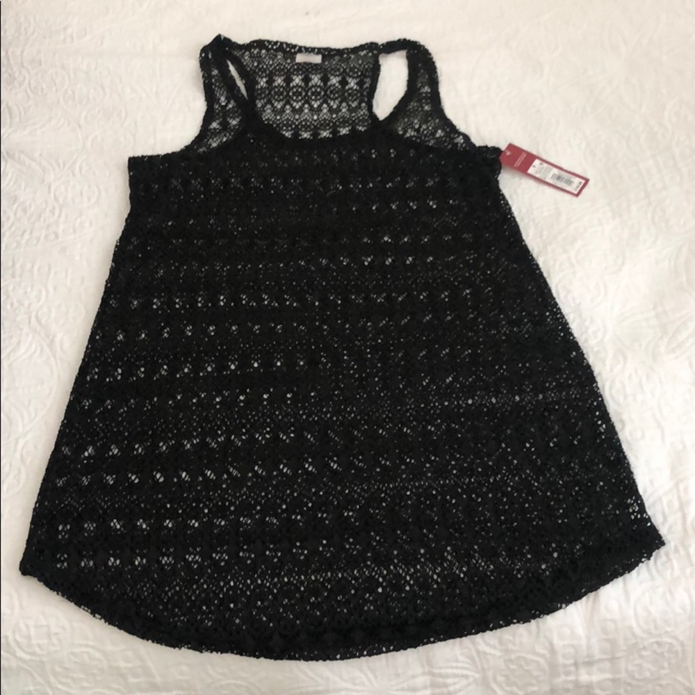 Black Beach Coverup